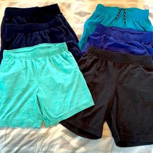 6 pairs of children’s size XS lightweight drawstring shorts with pockets